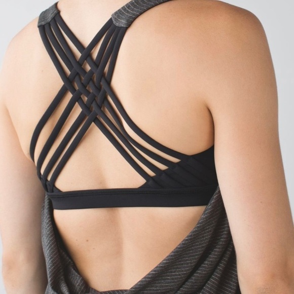 Lululemon Wild Tank strappy draped open back for ventilation tank top Sz-6 I15 - Picture 2 of 12